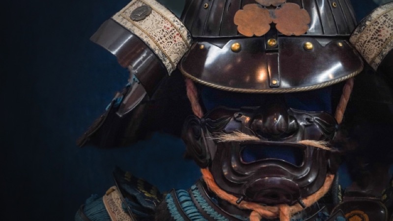 本物の武具を、間近で見られる